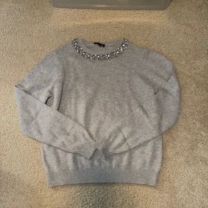 Topshop sweater with sequin detail
